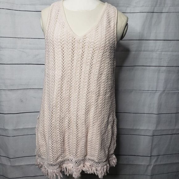 Knitted and Knotted Anthropologie sleeveless top m - Picture 1 of 5